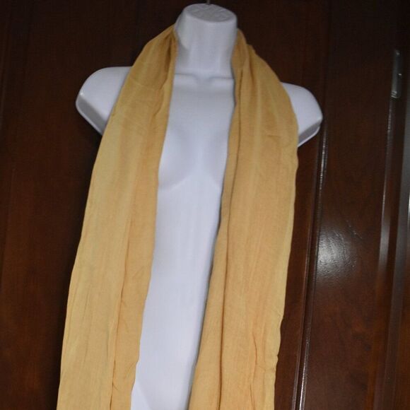 Eileen Fisher Yellow Modal Scarf Shawl Wrap 35\
